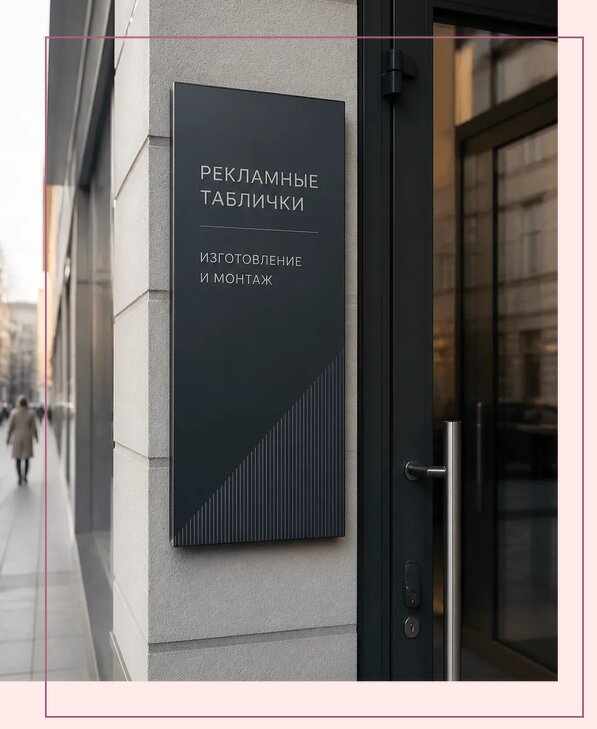 Рекламные таблички в Кизилюрте по цене от 4647 р. | Аванза-Кзт