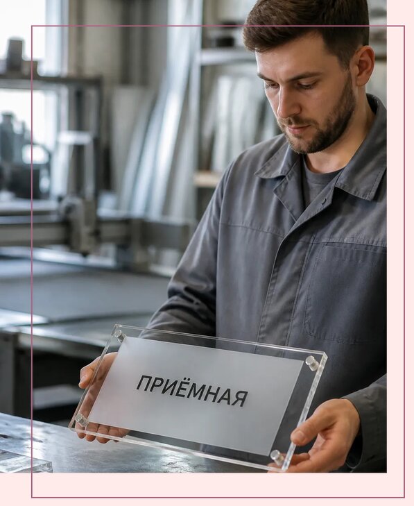 Таблички из оргстекла на заказ в Кизилюрте от 4027 р. | Аванза-Кзт